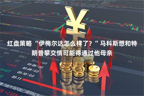 红盘策略 “伊梅尔达怎么样了？”马科斯想和特朗普攀交情可能得通过他母亲